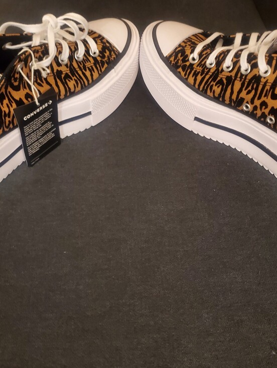 Chuck Taylor All Star Lift Double Stack Platform Leopard  Converse All Stars  Leopard Print Double Stack Platform Low Top  Sneaker UNISEX